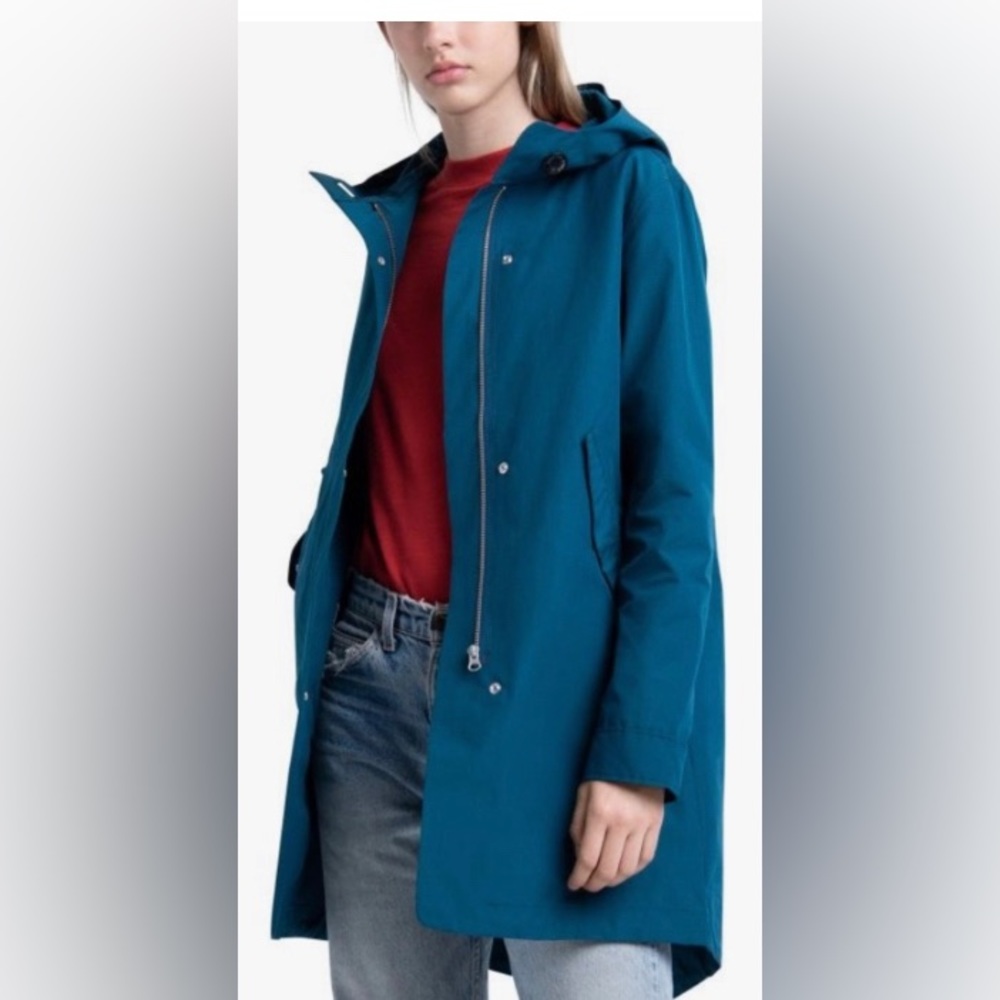Herschel Deep Teal Parka Jacket Size XL